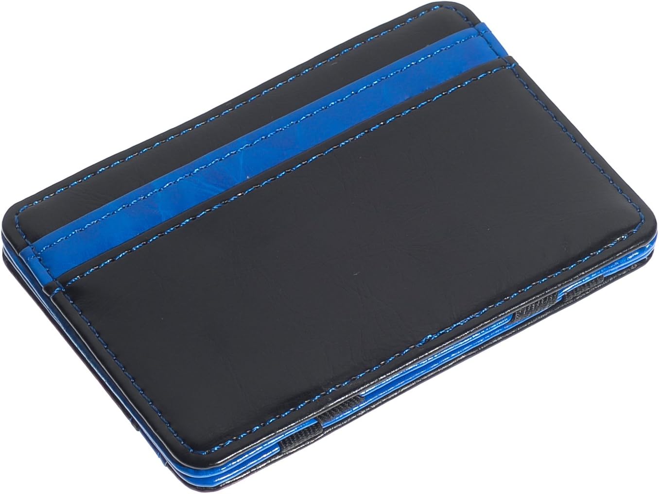 Men's Fashion Magic Money Clip Leather Minimalistic Slim Wallet image 3