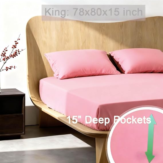 Grounding Sheets King Size, 10% Pure Silver Fiber + 90% Organic Cotton, Grounded Sheet Earth Connected Bedding Fitted Earth Sheets with Grounding Cord