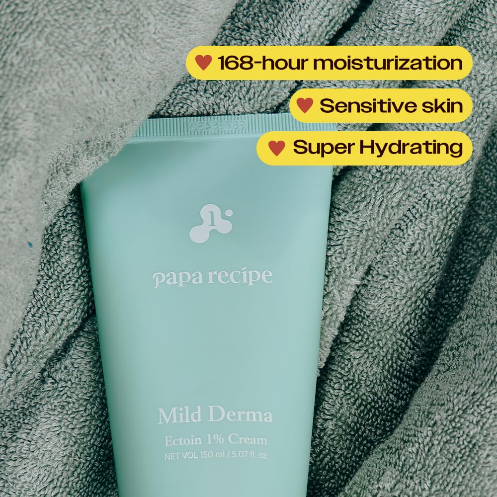 Papa Recipe Mild Derma Ectoin 1% Cream, Moisturizing and Hydrating Face Moisturizer for Dry and Sensitive Skin, Korean Skincare, 150ml 5.07fl oz - Image 5