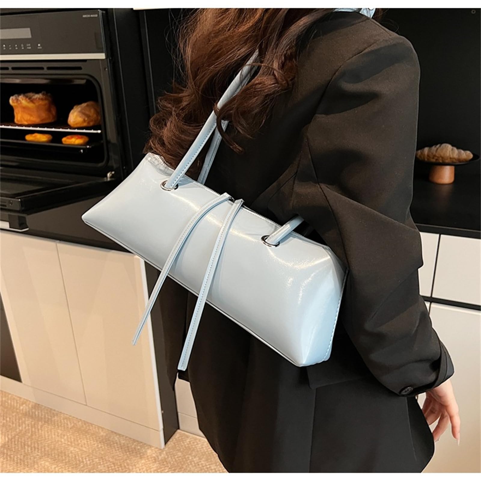 Borsa A Tracolla Elegante Semplice E Versatile-rosso-37 * 8 * 13