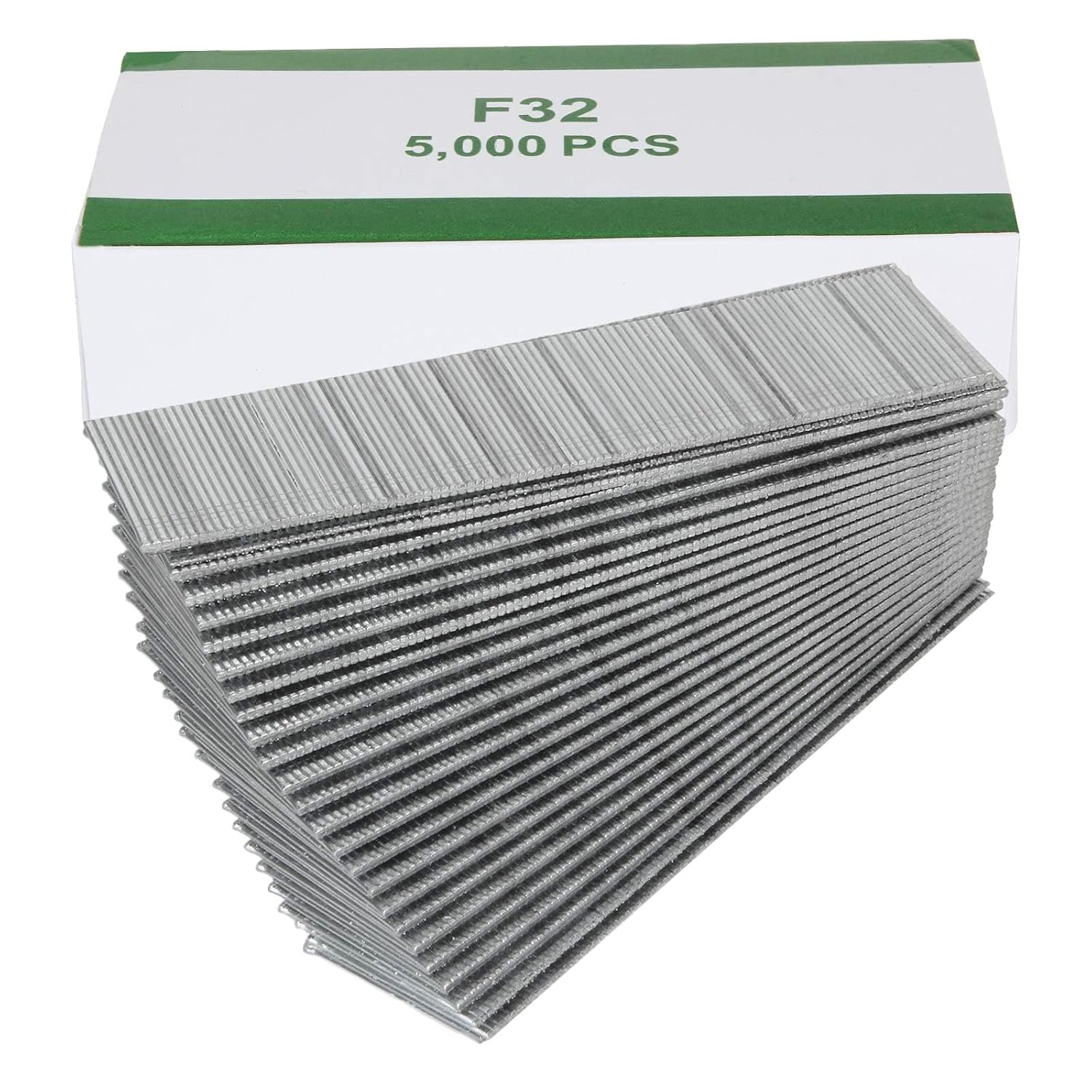 MIVIDE 5000 Pack 18 Gauge Brad Nails 2inch, Galvanized Brad Nails Heavy Duty for Nail Gun, 18 Gauge Straight Pin Nailers, Pneumatic Staple Guns