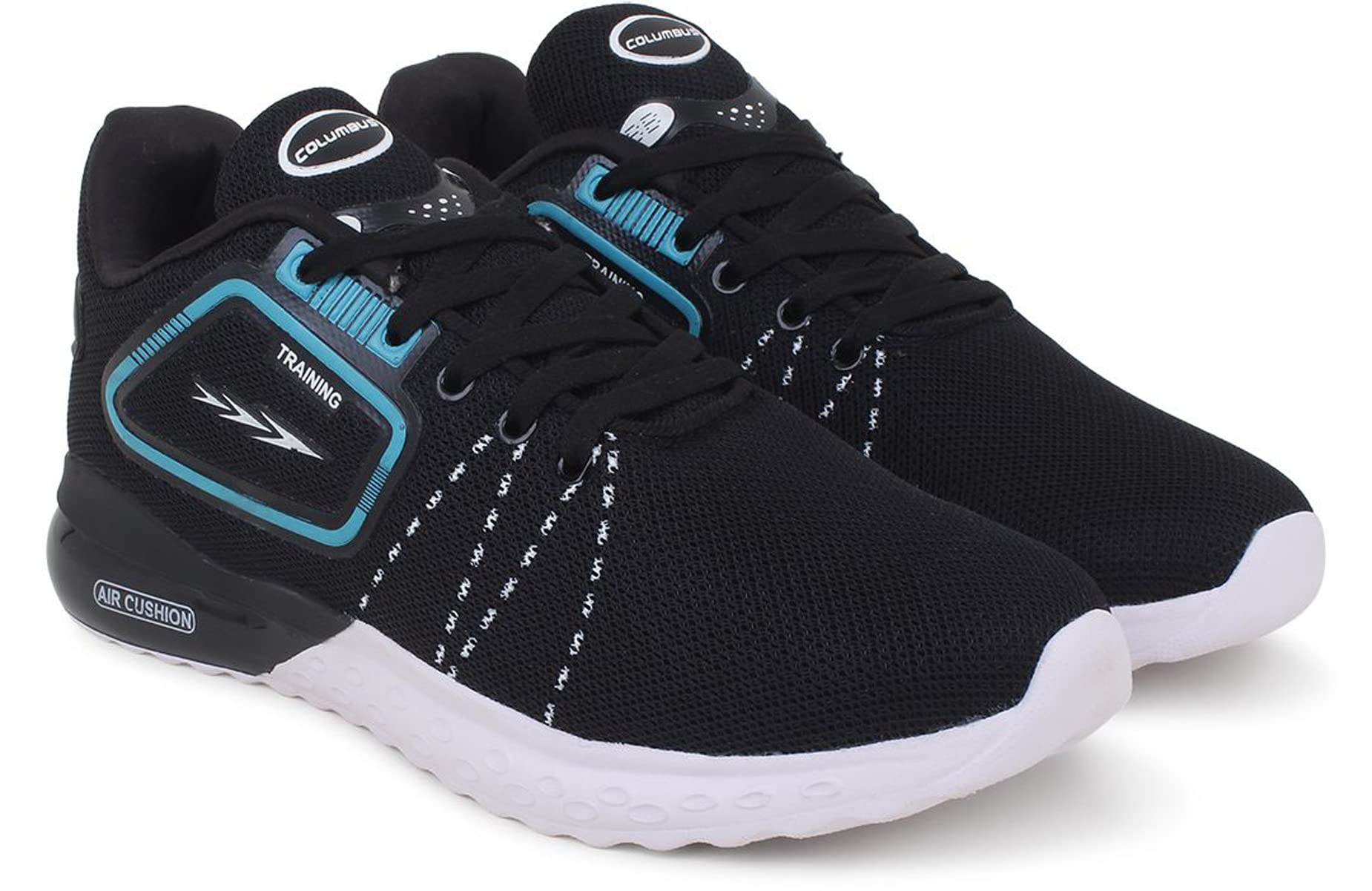Columbus Mens Pilot Sports Running Shoe- Black/Sea Green UK/India-10 (B09ZSQRSGG) Amazon Price History, Amazon Price Tracker