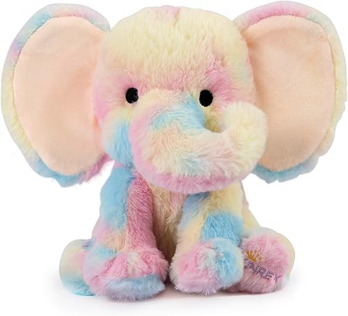 KINREX Animales de peluche de elefante, juguete de peluche para bebés, niñas y niños, juguetes de peluche de elefantes para estadísticas de