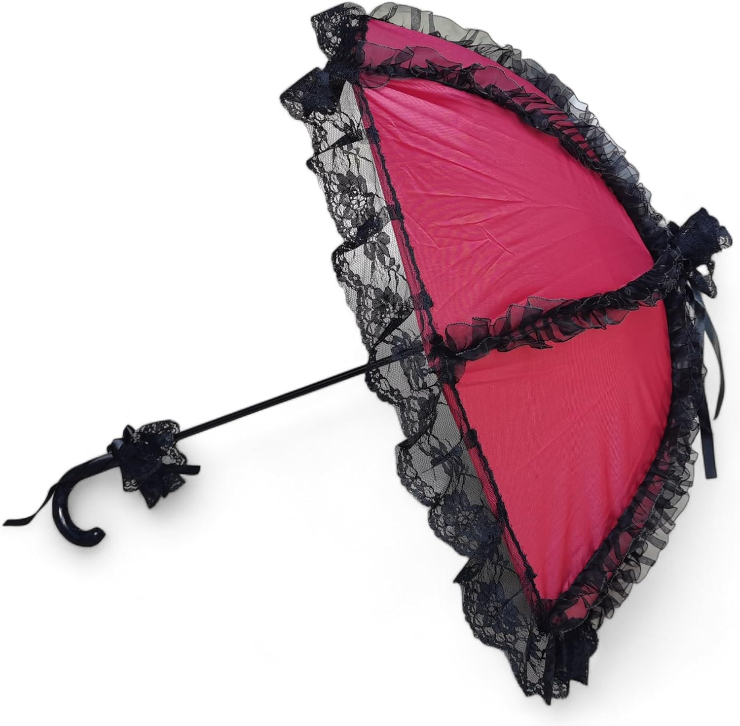 Victorian Lace Parasol Umbrella | Elegant & Unique Gothic Parasol for Cosplay & Sun Protection | Victorian Gothic Look