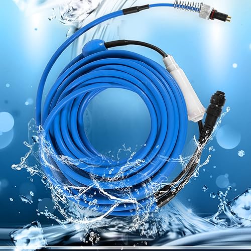 9995861 - Cable giratorio de 60 pies, 2 cables, 18M, 9995861 Reemplazo para limpiadores de piscinas Dolphin Nautilus, DX3, Advantage Plus, Endeavor,