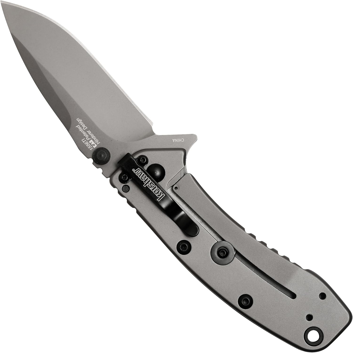 Kershaw Cryo II Pocket Knife (1556TI); 3.25 In. 8Cr13MoV Titanium Carbo-Nitride Coated Blade; 410 Handle, SpeedSafe Assisted, Flipper, Frame Lock, Lockbar Stabilizer, 4-Position Pocketclip; 5.5 oz : Everything Else