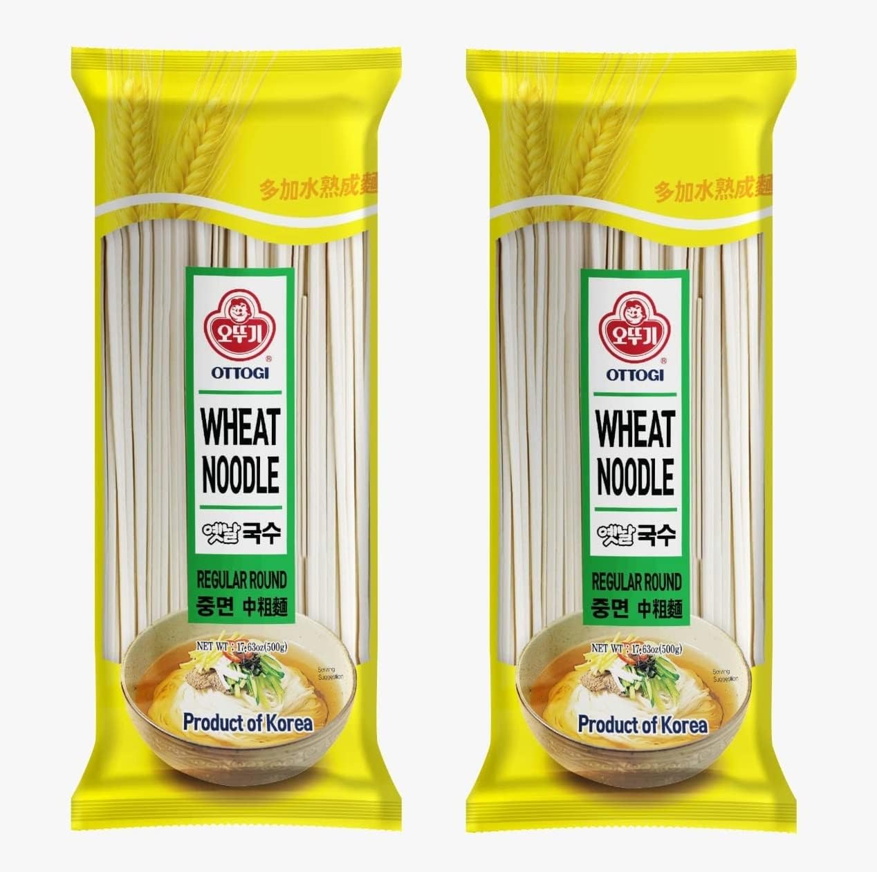 KOREAN CHARECTOROTTOGI Wheat Noodles, Thin, 500 gm