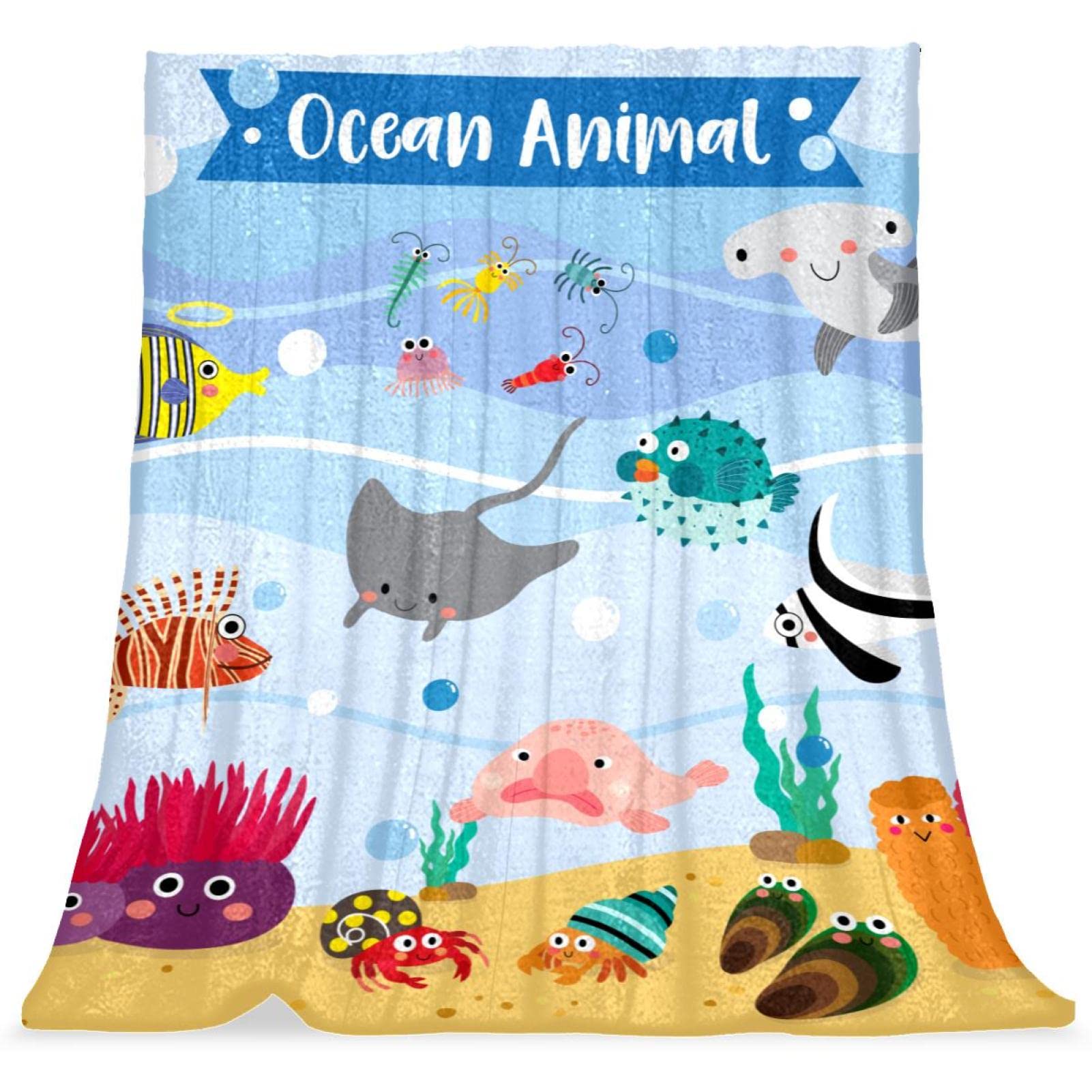 Couverture de lit ocean dessin animé le cadeau idéal pour enfant