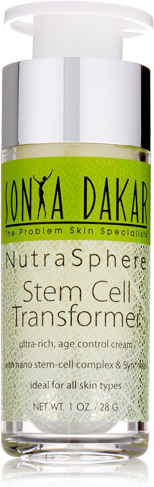 Sonya Dakar Stem Cell Transformer Anti Aging Treatment with Apple Stem Cell Complex and Syn-ake Snake Venom facial Muscle Contouring Technology 1 oz