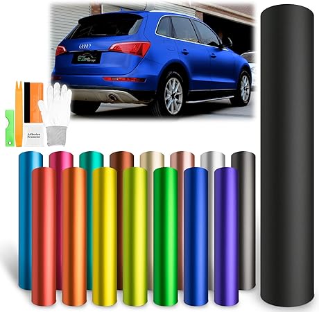 Amazon.com: Free Tool Kit Satin Chrome Purple Car Vinyl Wrap Sticker ...