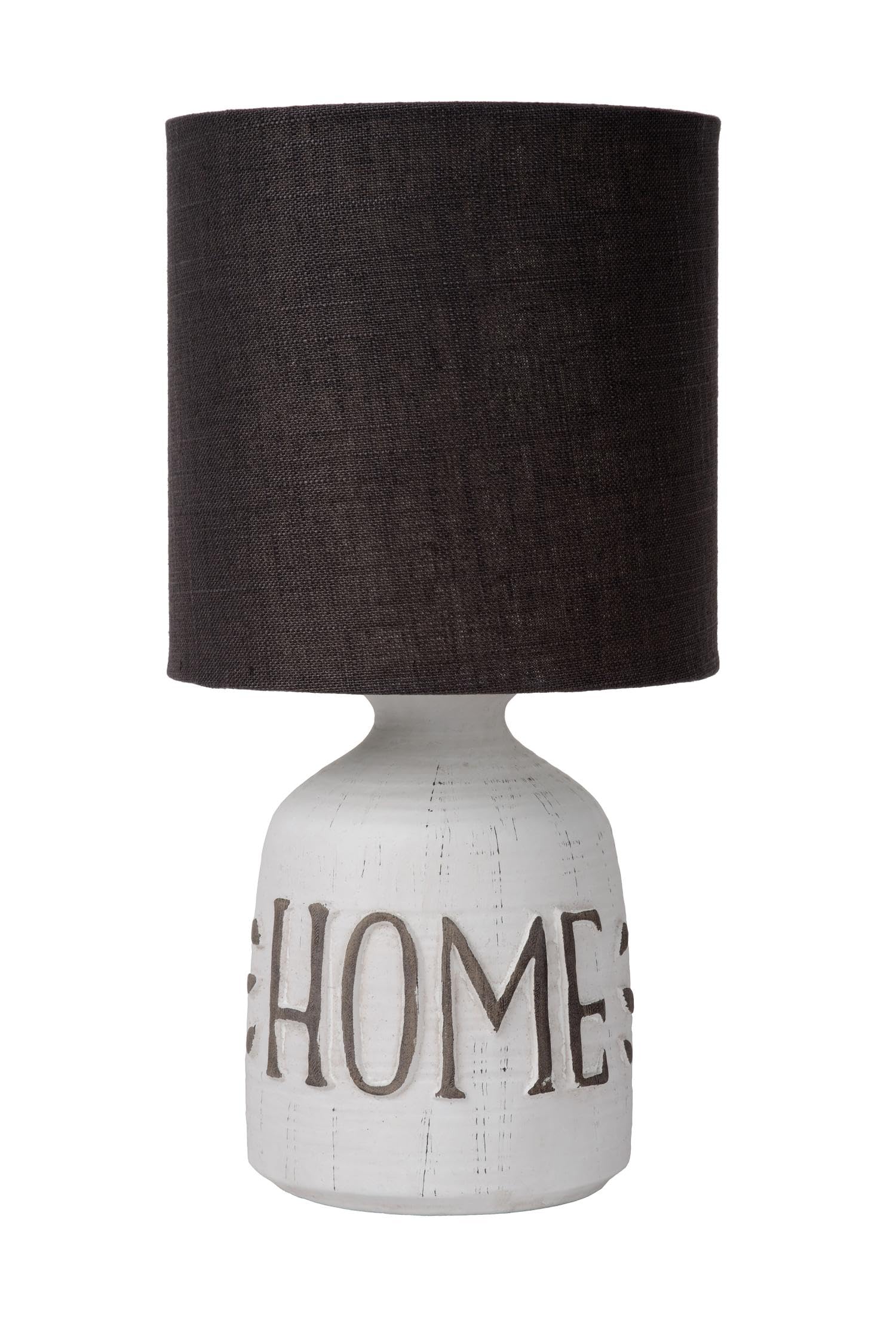 LUCIDE COSBY - Lampe de table - Ø 16,5 cm - 1xE14 - Blanc
