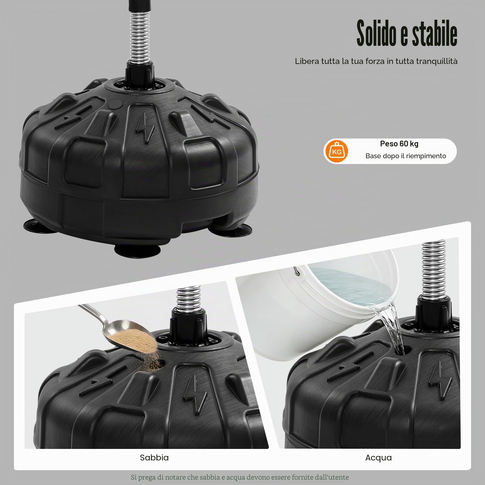 Punching ball con supporto, regolabile in altezza, sacco da boxe per ragazzi e adulti, per allenamento, antistress