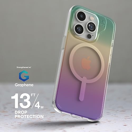 Miniatura 5 de ZAGG Milan Snap - Funda MagSafe para iPhone 15 Pro con protección contra caídas (13 pies/13.1 ft), grafeno duradero, antiamarillamiento y resistente