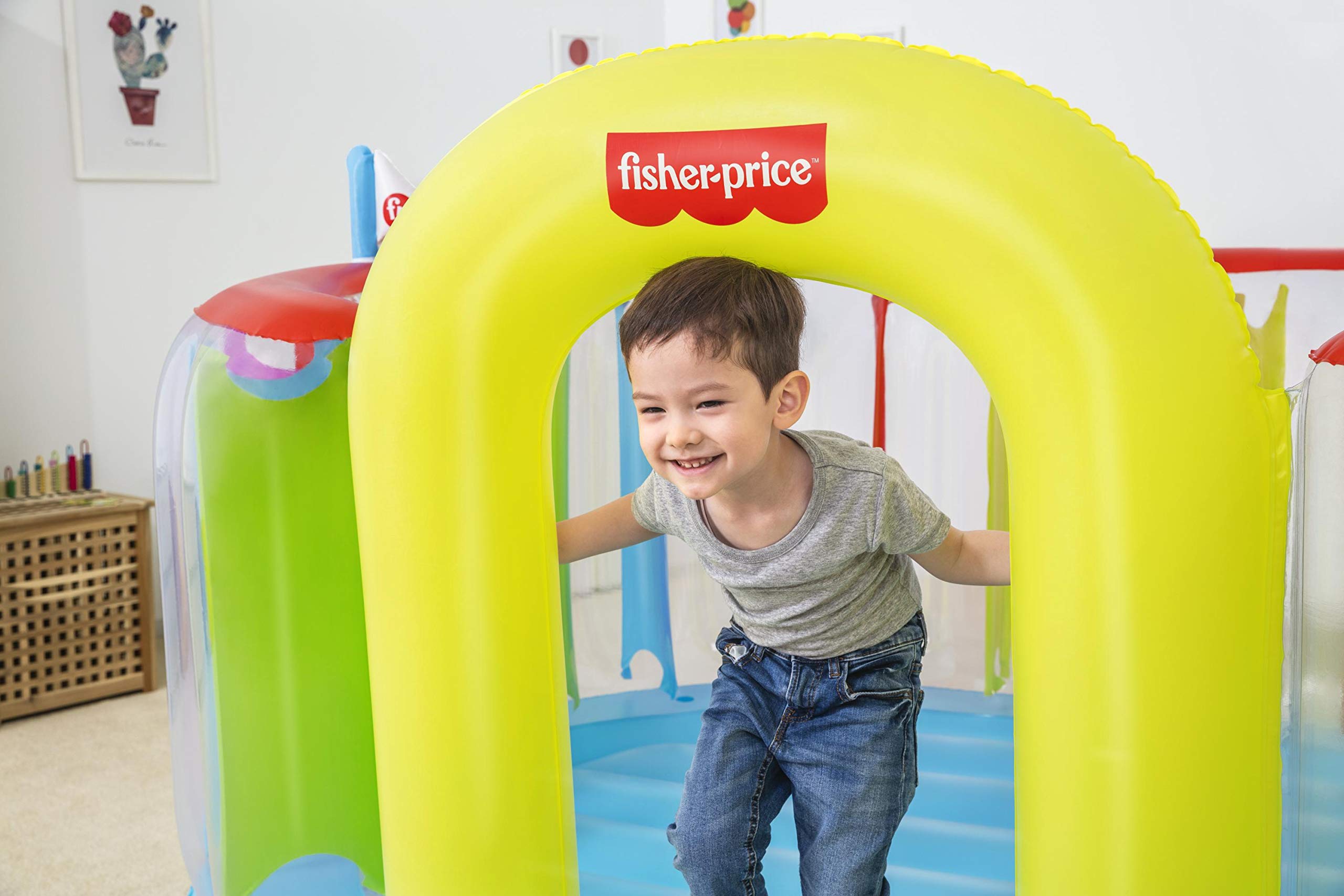 Bestway 93561 Castello gonfiabile Fisher-Price™ Bouncetopia, anni 3+
