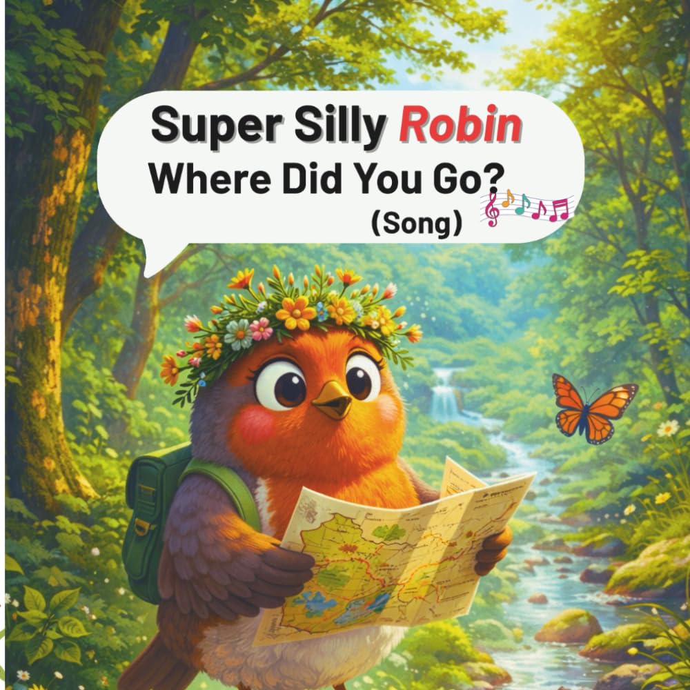 Robin, Where did you go? Sing along song.: A Silly Sing -Along Adventure for Little Explores.