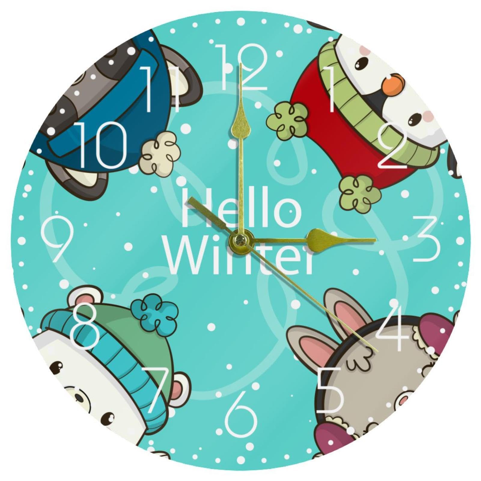 Horloge silencieuse pour chambre à coucher et salon calme