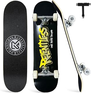 Relentless 31” Complete Skateboard – Premium 7 Ply Maple Deck – Smooth Ride for Beginners & Street Skating – Buy One, We Give One – Durable, Ready to Ride By Hamish Brewer