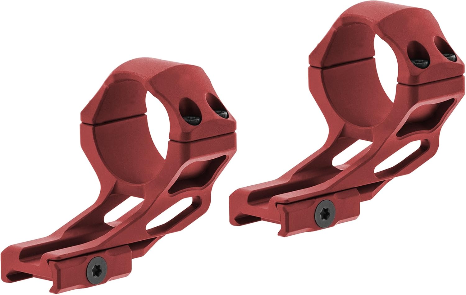 UTG ACCU-SYNC™ 34mm High Pro. 37mm Offset Pic. Rings, Red