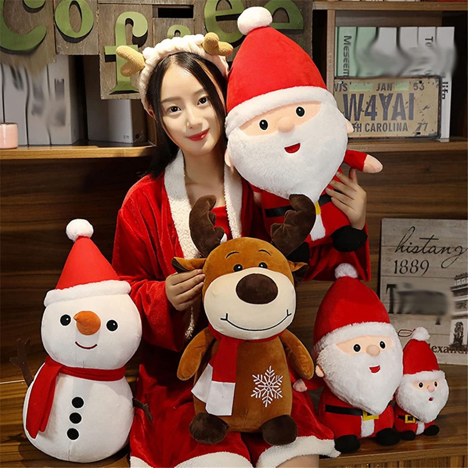 おねむのサンタさんのぬいぐるみ ぬいぐるみ・人形・置物 おねむのサンタさんのぬいぐるみ