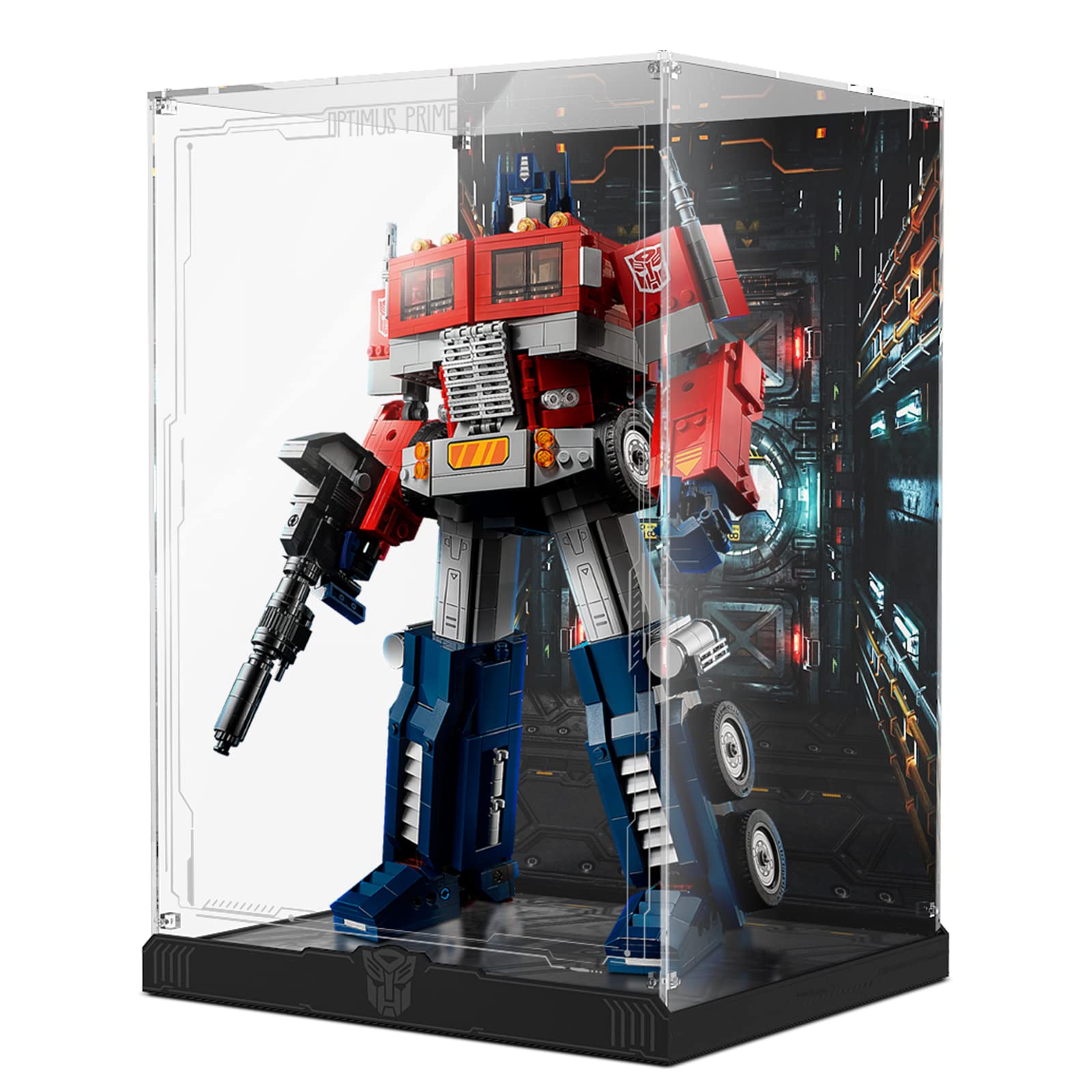 PIPARTAcrylic Display Case for Lego 10302 Optimus Prime; ONLY Display Case, Lego Model NOT Included