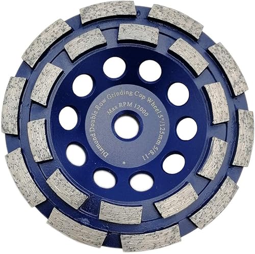 Miniatura 8 de DT-DIATOOL Mármol concreto del granito de la muela abrasiva de 7 pulgadas con el segmento doble del diamante de la fila