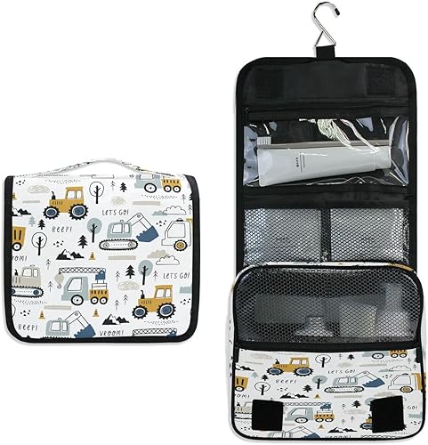 Miniatura 7 de Neceser colgante portátil cosmético maquillaje sacro noche niña en luna organizador de viaje para hombres y mujeres con gancho resistente, Multi