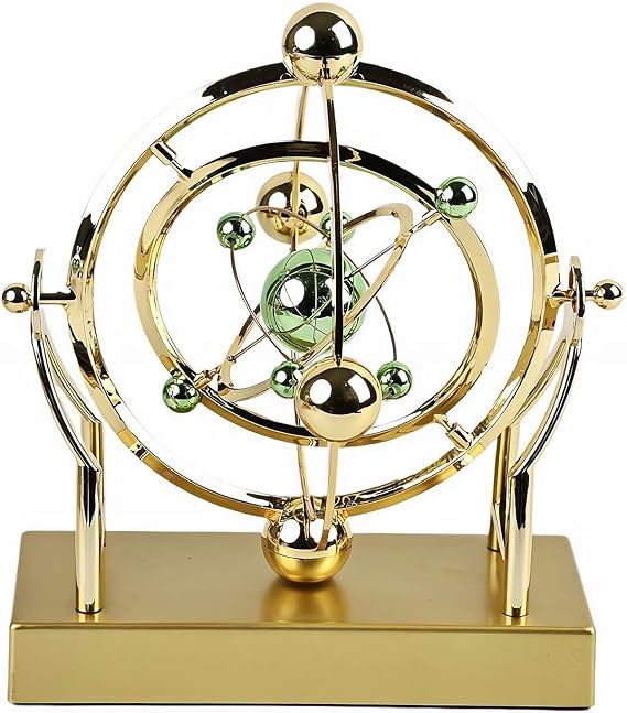 Celestial Orbit Perpetual Motion Pendulum,Creative Home Rotary Decoration,Newtons Cradle Perpetual Motion Machine,PerpetualMotion Celestial Orbit Desktop Decor Model,Cool Gadgets Physics TeacherGifts