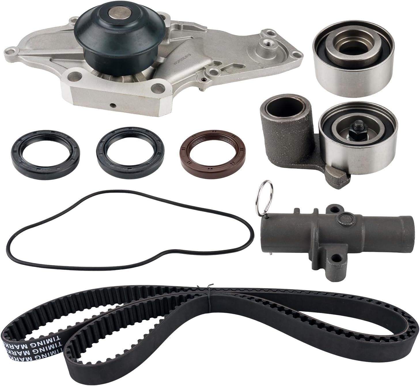 KAX Timing Belt Kit with Water Pump for Honda Pilot 2005-2022, Odyssey 2005-2022, Accord 2003-2017, Acura MDX 2003-2020, RDX 2013-2018, Passport 2019-2022, Ridgeline TL TLX Saturn Vue Crosstour 3.5L
