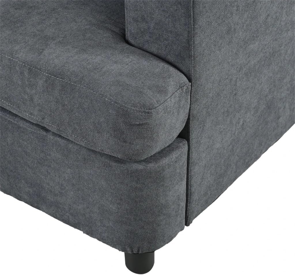 3 Seat Sofa,Comfortable with Removable Back Cushions,for Living Room,Office,Apartment
