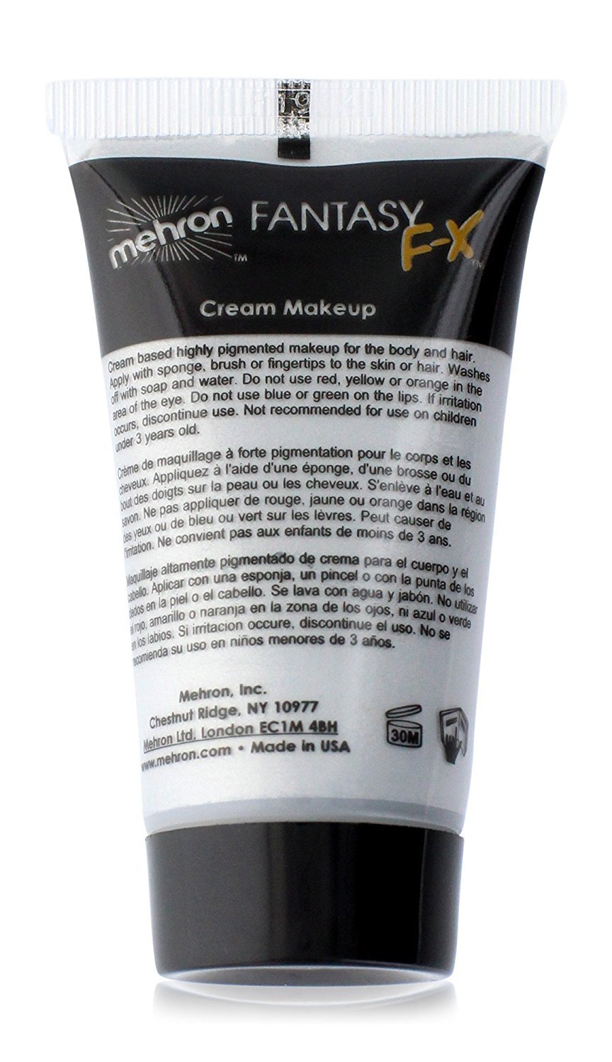 Mehron Makeup Fantasy F/X Water Based Face & Body Paint Black and White Face Paint Bundle : Beauty & Personal Care