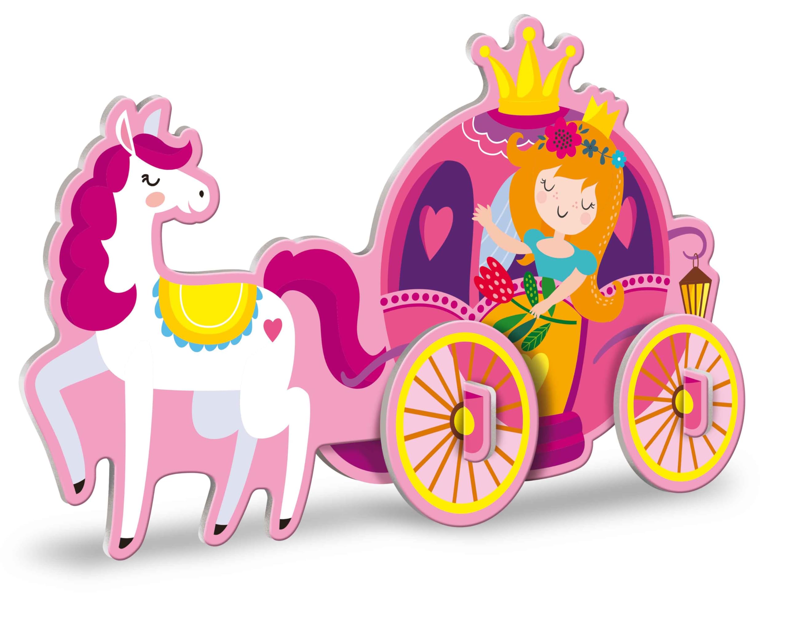 Le principesse. Mega box arts & crafts. Ediz. a colori. Con 4 fondali. Con 6 modelli 3D
