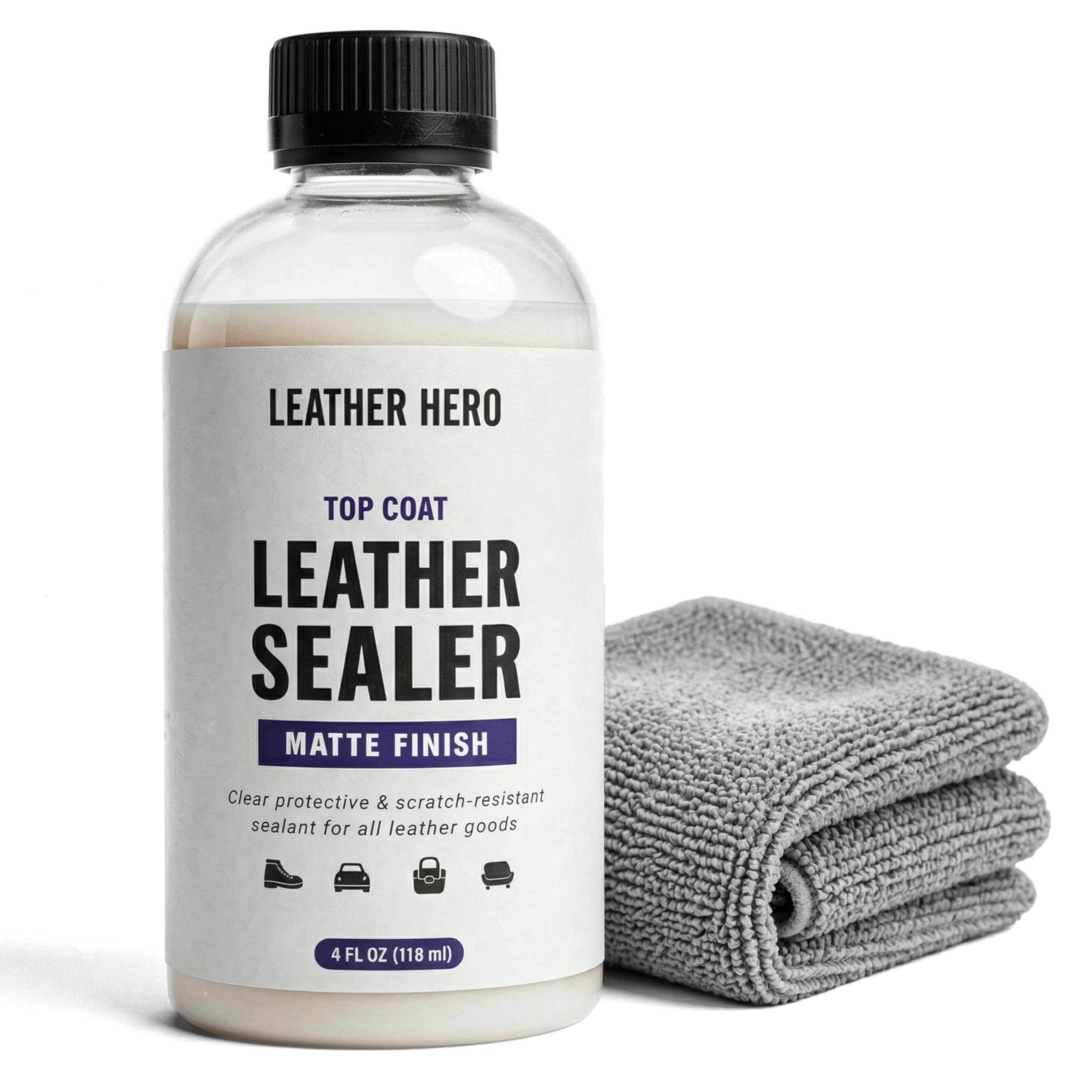 Leather Hero Top Coat – Selante de couro e acabamento protetor