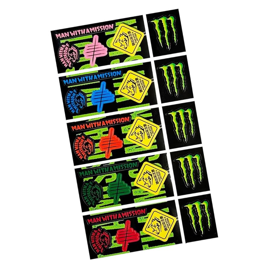 マンウィズ　ドラムスティック　MWAM コラボ　ステッカー Monster Energy Japan on X: 