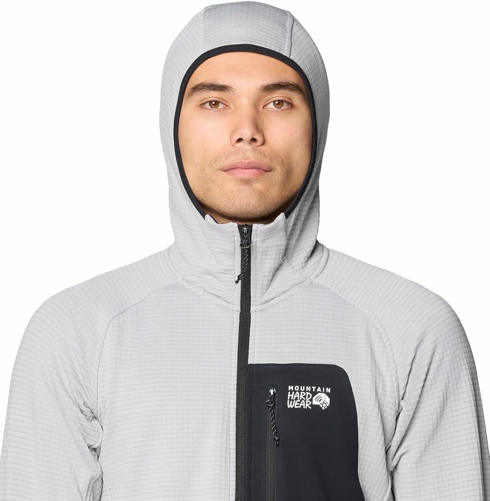 Mountain Hardwear Men's Polartec Power Grid Full Zip Hoody