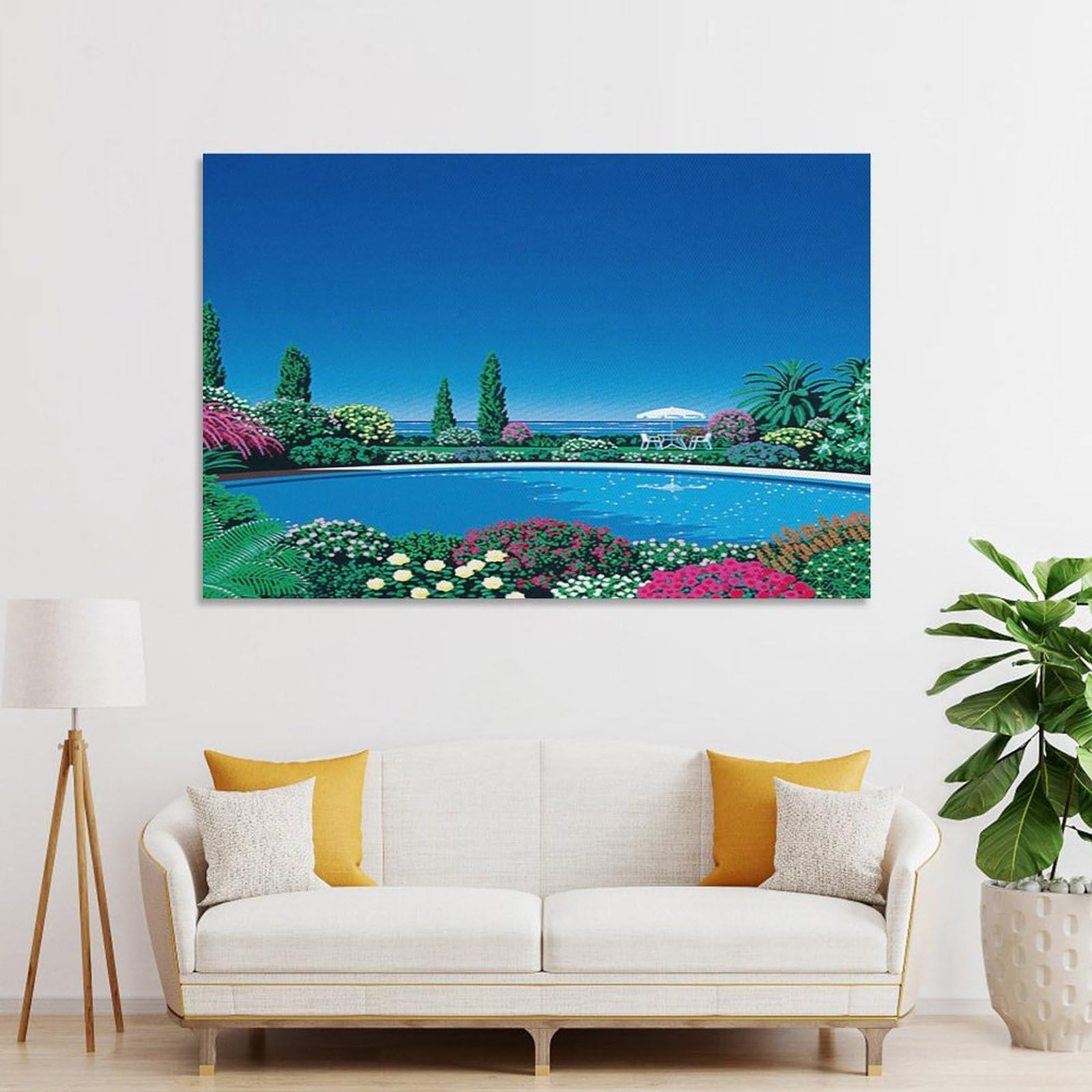 Amazon.co.jp: Hiroshi Nagai 永井 博 イラスト有名なカラースタイルの