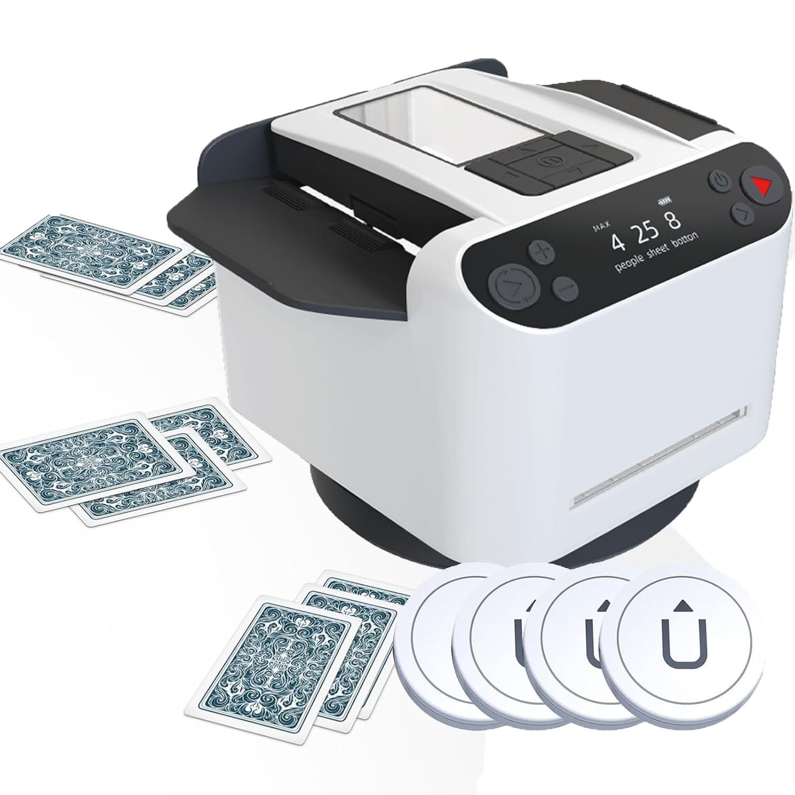 Machine de mélange de cartes rotative à 360° pour éviter les erreurs de donne