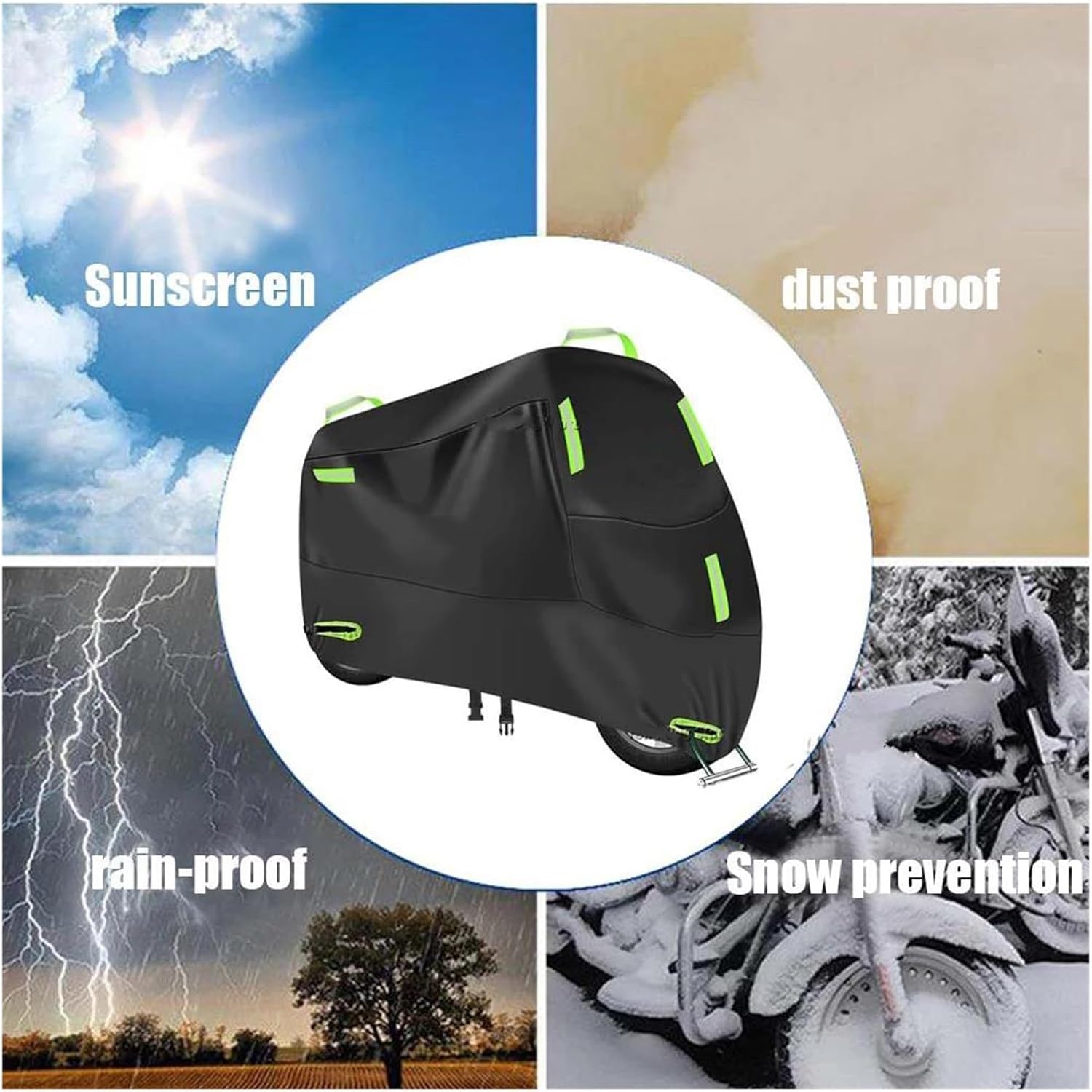 オートバイカバー モーターサイクルカバー For BM&amp;W R1300GS オートバイ防水アウトドアプロテクターレインカバー