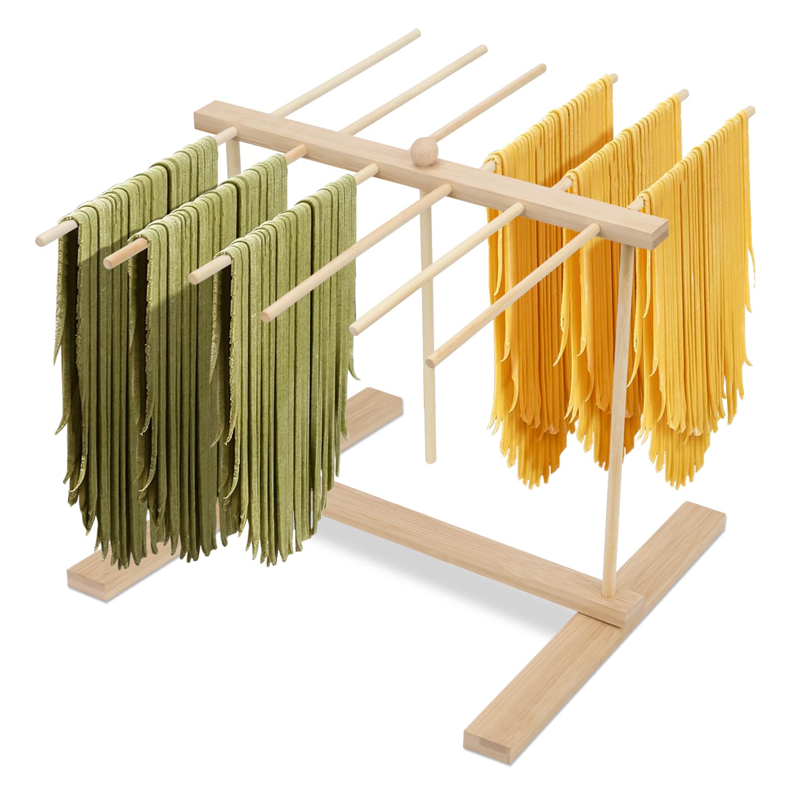 Pasta Drying Rack Collapsible?Household Spaghetti Noodle Dryer Stand?Special Suspension Design for Large Storage
