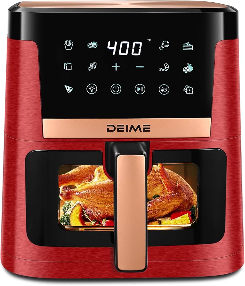 aimi　0710 Amazon.com: DEIME Air Fryer 7.5 QT 1700W Oilless Oven Healthy