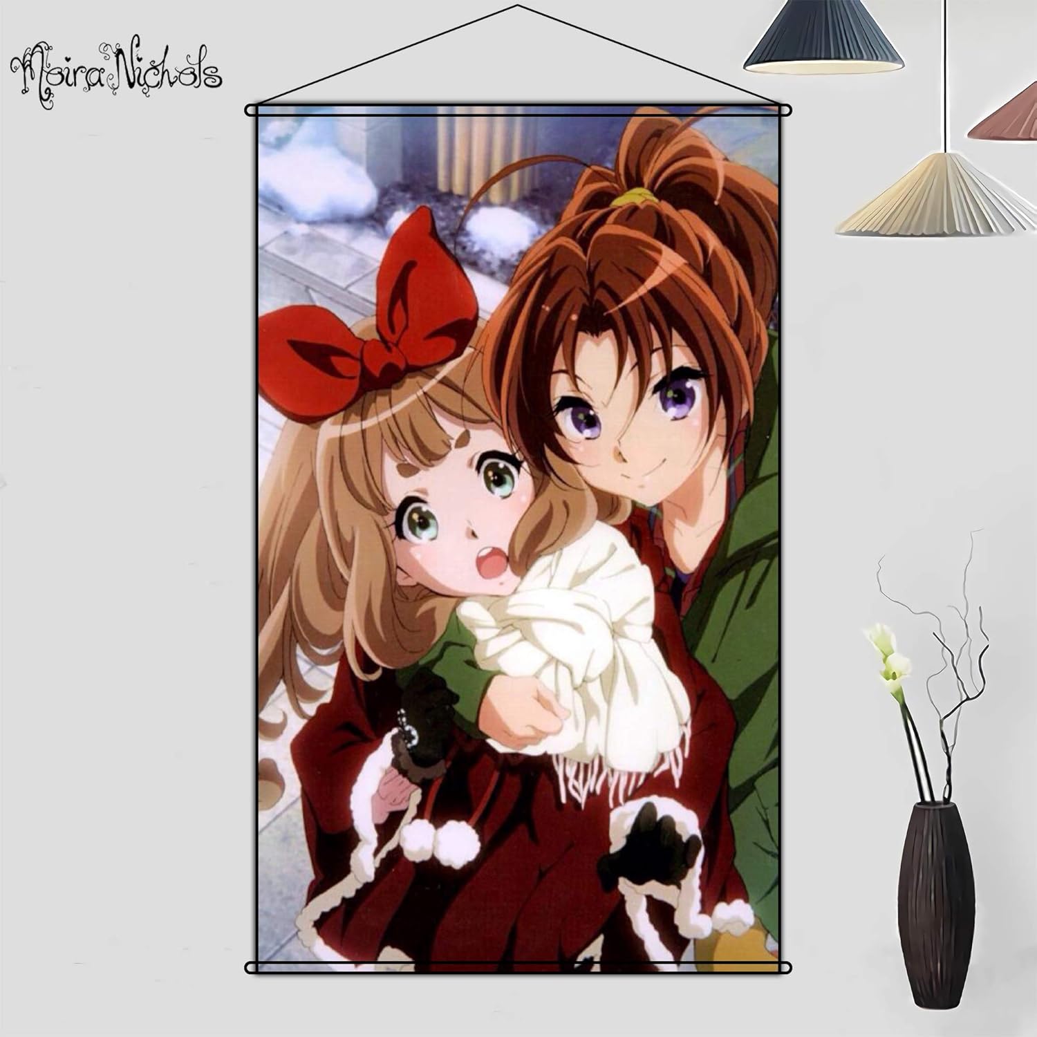 Amazon Moira タペストリー 響け ユーフォニアム 中川夏紀 吉川優子 掛ける絵 ポスター 二次元 漫画 巻物 軸物 掛け軸 壁アート クリスマス プレゼント Hd 壁アート 部屋飾り アニメ周辺 贈り物 おしゃれ 萌え カスタム可能 約60cmx90cm アニメ 萌えグッズ 通販