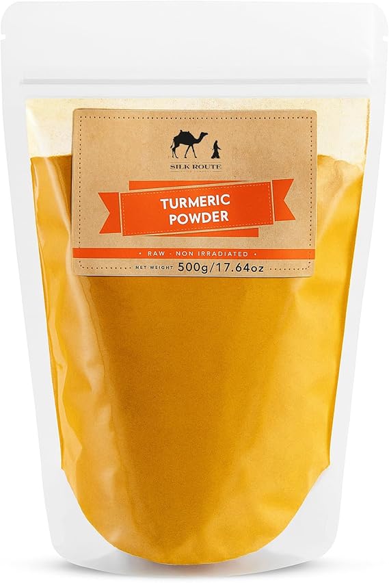 Silk Route Spice Company Turmeric Powder 500g - Resealable Pouch