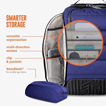 STM Dux 16L Backpack - Slim, Rugged, Comfortable, Innovative, Versatile, 360 Degree Protective Backpack for Men & Women, Fits up to a 16 Laptop Plus a Tablet Sleeve - Blue