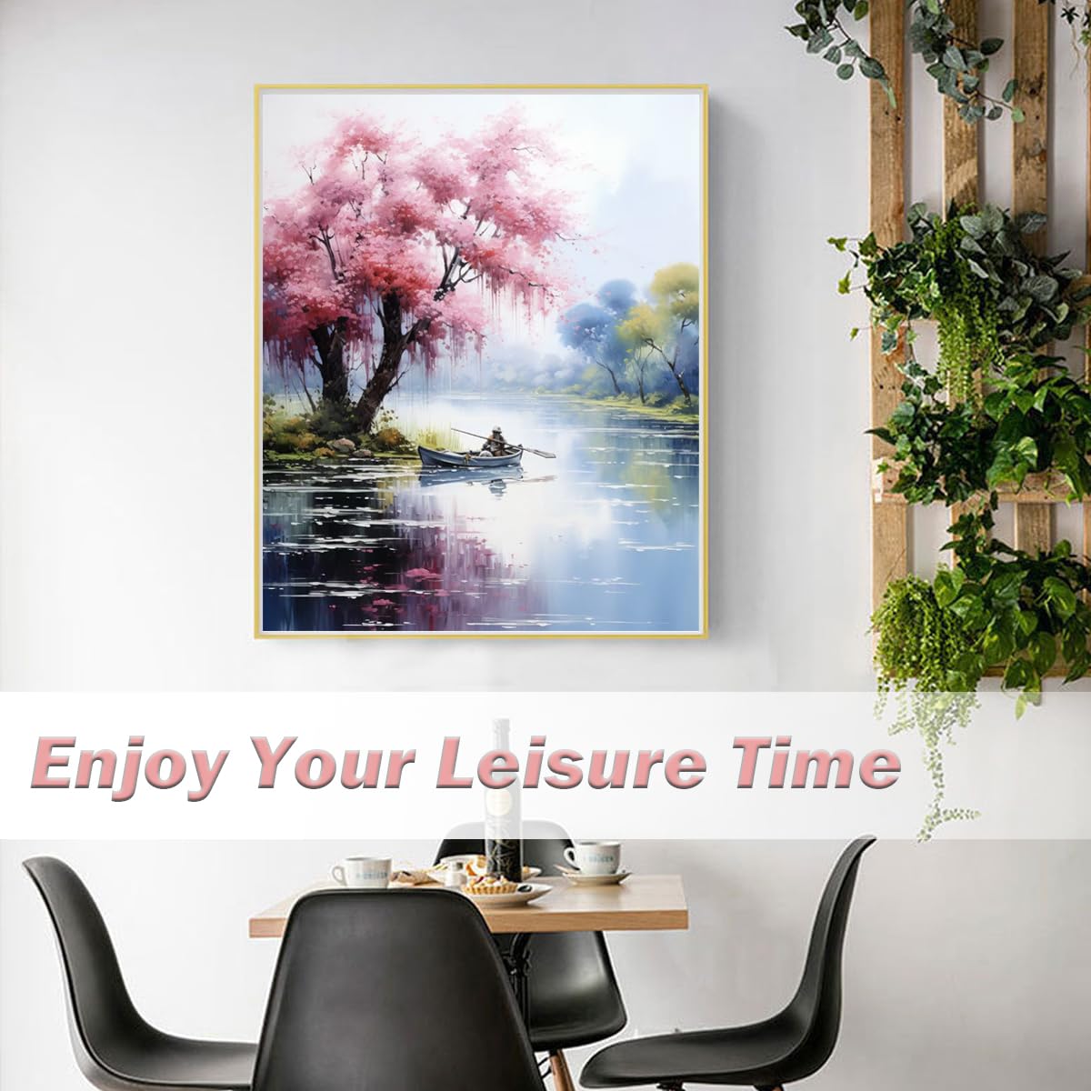 Maysurban Peinture Par Numéros Fleurs Au Bord De La Mer 40x50cm - Kit Acrylique DIY Adultes Et Enfants Avec Pinceaux