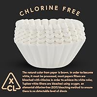 Vista 4 de Tupkee Filtros de café extra grandes – 13.75 x 5.25 pulgadas – Se adapta a máquinas de café y té comerciales Bunn de 1.5 – 3 galones – Sin cloro