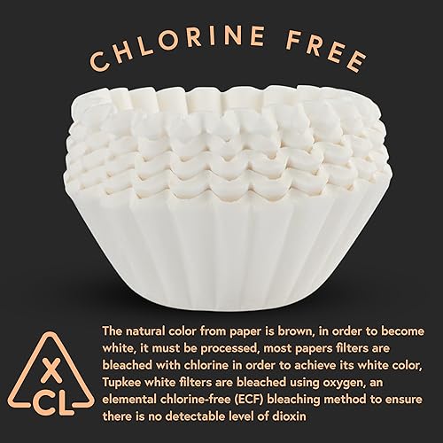 Miniatura 4 de Tupkee Filtros de café extra grandes  (13.75 pulgadas x 5.25 pulgadas) Premium, grandes, altos para máquinas de café y té comerciales Bunn de 1.5 a