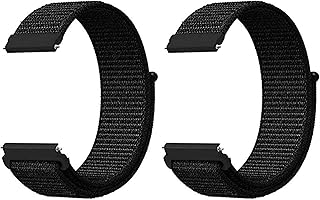 حزام معصم من النايلون يلائم موديلات سامسونج جالاكسي S3 فرونتير وكلاسيك وجالاكسي ووتش 46 ملم وهواوي ووتش GT2 وهونر ماجيك ووتش 2 وGT2e، من اكوتاس، 22 ملم