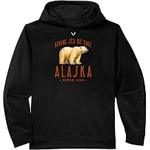 BERING SEA ICE EDGE. BEAR ALASKA WILDLIFE Performance Hoodie