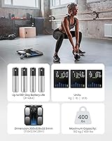 Vista 7 de RENPHO Smart Scale for Body Weight, FSA&HSA Eligible, 8-Electrode Digital Bathroom Scale with BMI Body Fat Muscle Mass, Body Composition Analyzer