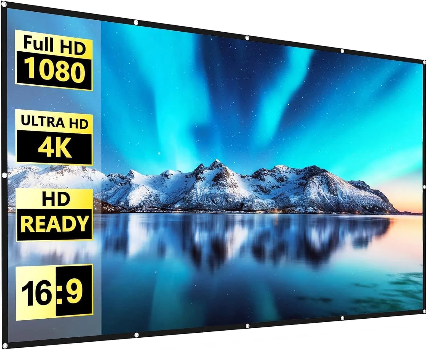 FUDONI 100-inch Projector Screen Features