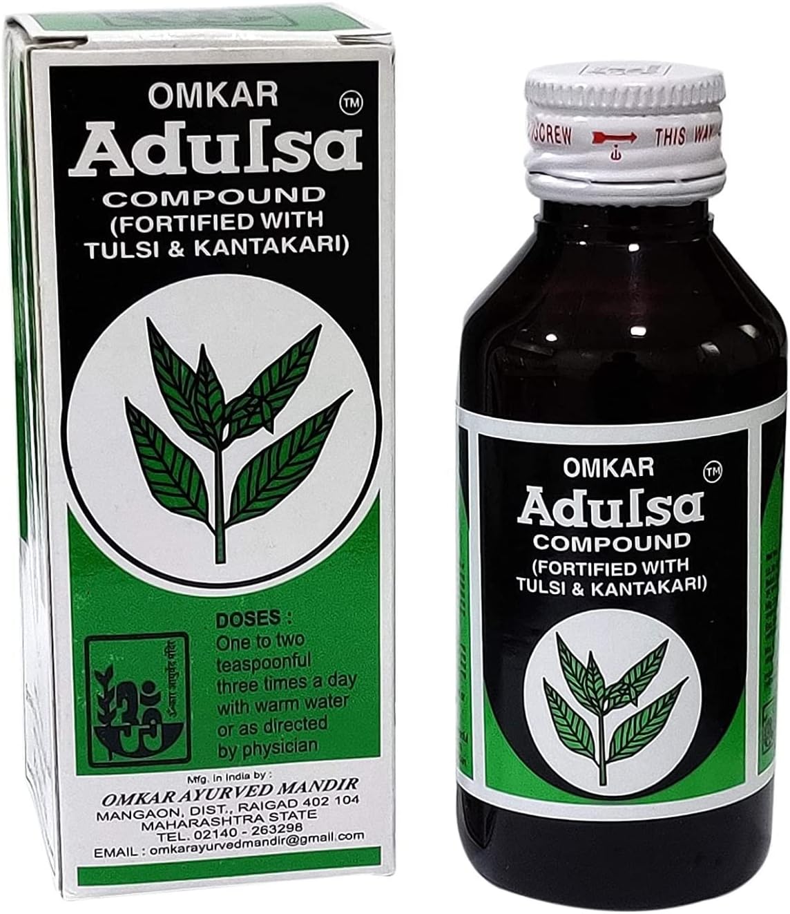 Adulsa Compound Cough Syrup | Ayurvedic Cough Syrup | 100 ML